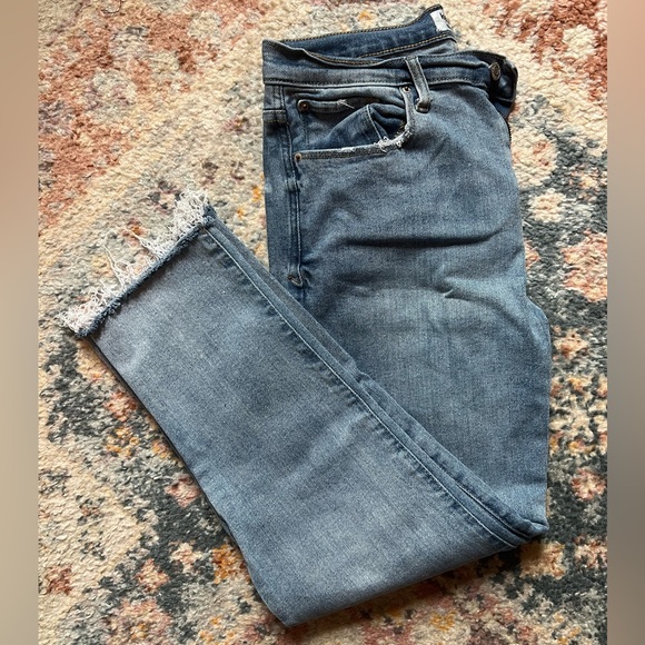 Light-wash raw-hem ankle Kensie Jeans - Picture 1 of 7